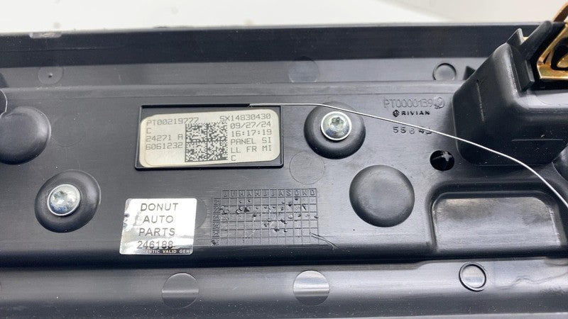 ⭕ 22-25 Rivian R1S Rear Right A-Pillar Kick Panel w/ Scuff Plate Trim