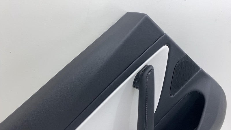 1105095 00 2017-2020 Tesla Model 3 M3 Rear Driver Side Door Panel Trim Cover White Left LH