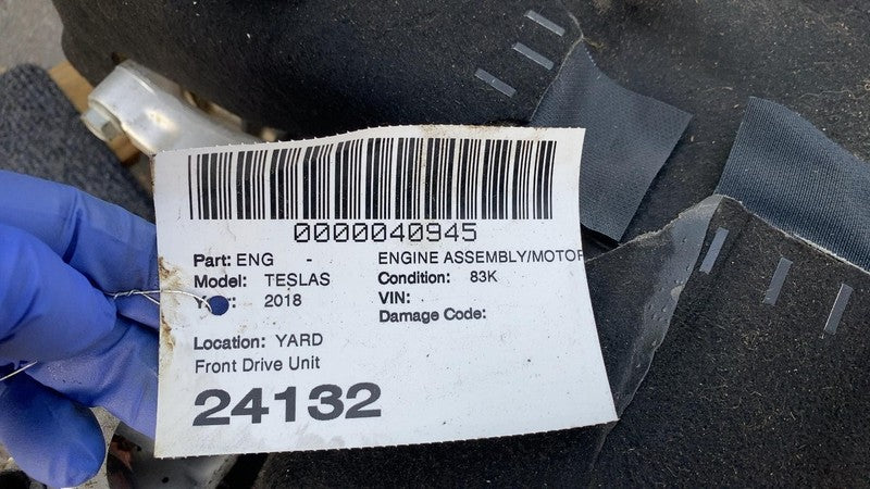1035000-00-F ⭕14-18 Tesla Model S X Electric Engine Motor Front Small Drive Unit 1035000-00-J