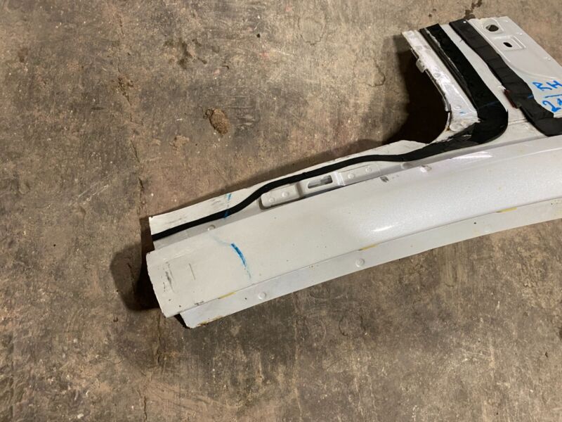 Does Not Apply 2020-2023 Tesla Model Y MY Front A Pillar Leg Panel Body Frame White PPSW