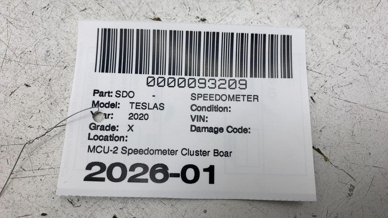 ⭕ 16-20 Tesla Model S Dashboard Instrument Cluster Motherboard Module