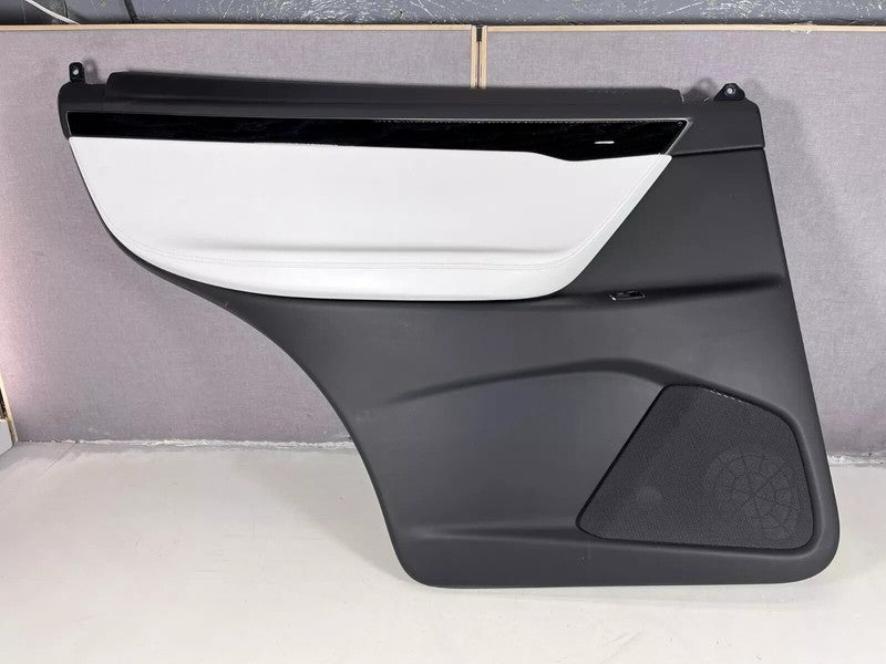 105800318F ⭕ 2016-2020 Tesla Model X Rear Side Door Panel Trim Card Cover Left 1058003-18-F