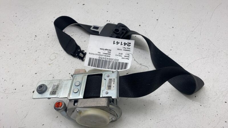 104825903A 2012-2020 Tesla Model S Front Passenger Side 1st Row Seat Belt & Retractor Right