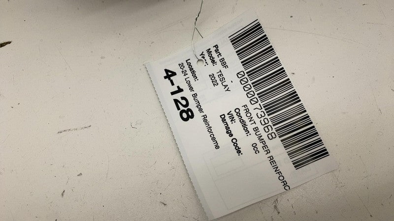 150543300A ⭕ 20-24 Model Y Bumper Reinforcement Energy Absorber Ankle Catcher 1505433-00-A