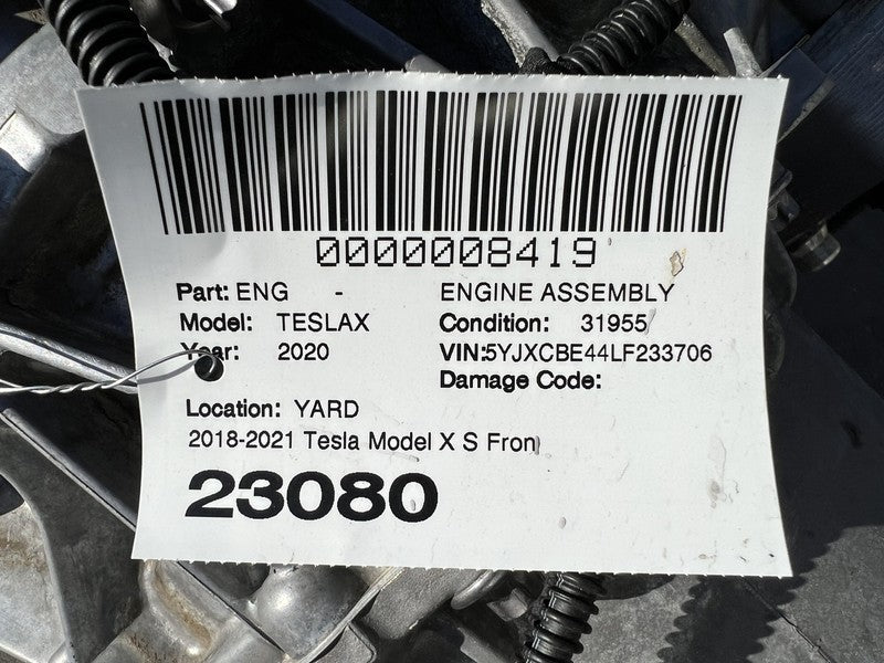 ⭕ 18-20 Tesla Model X Electric Engine Motor Front Raven Drive Unit 147