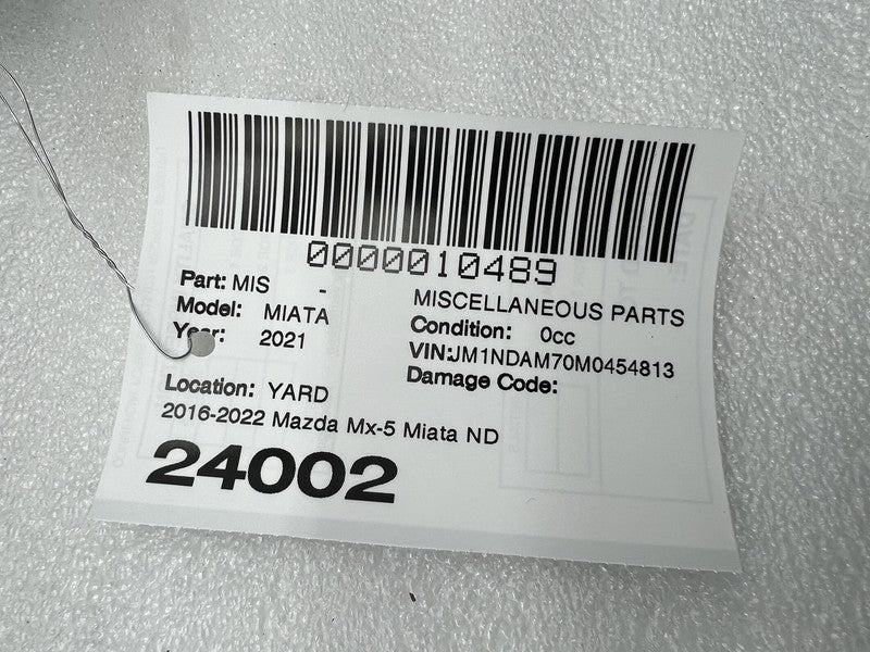 NA1P-64-275 2016-2022 Mazda MX-5 Miata Lower Passenger Side Dashboard Trim Kick Panel Right