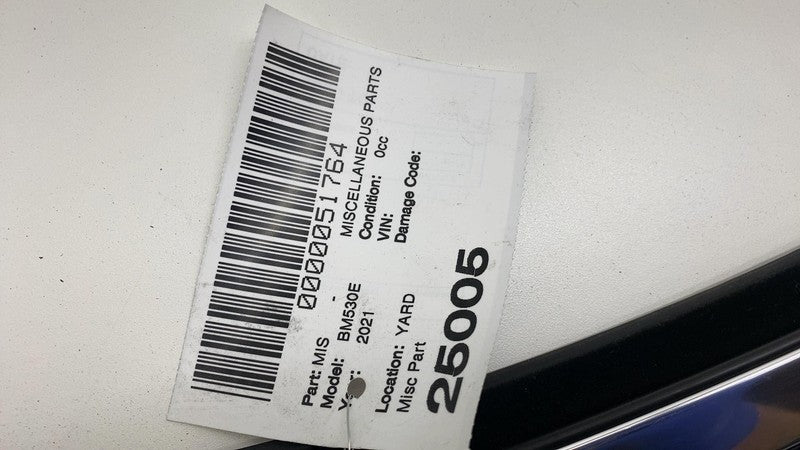 2021 BMW 530e G30 Front Driver Side Window Strip Molding Chrome Trim w