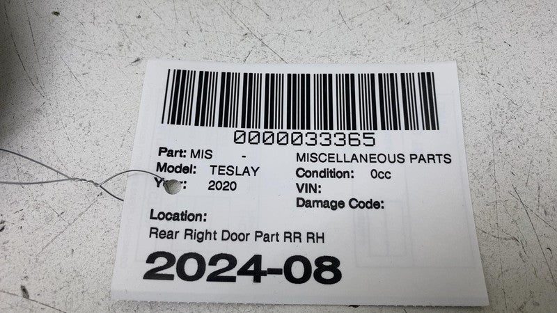 ⭕ 20-23 Tesla Model Y Rear Passenger Right Window Regulator & Motor 14