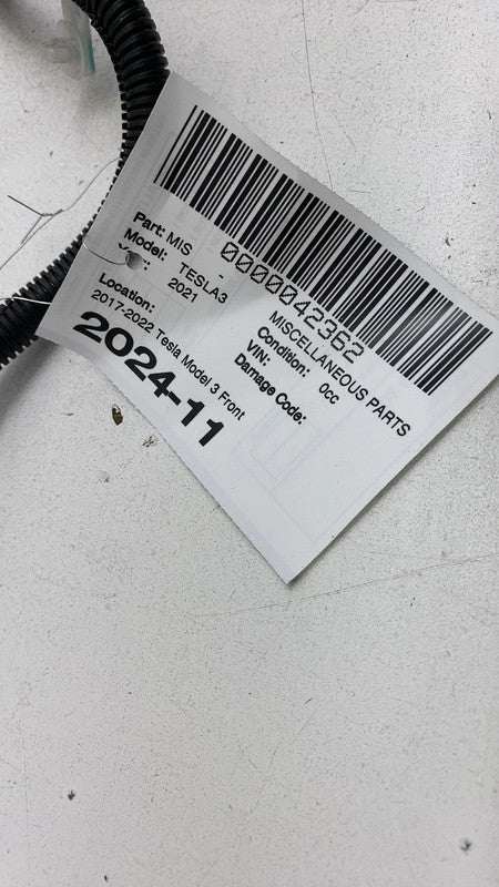 ⭕17-21 Model 3 Front Bumper Park Assist Sensor Wiring Harness Cable 10