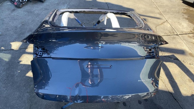 ⭕ 2020-2024 Tesla Model Y MY Liftgate Hatch Trunk Lid Tailgate Shell Gray - PMNG