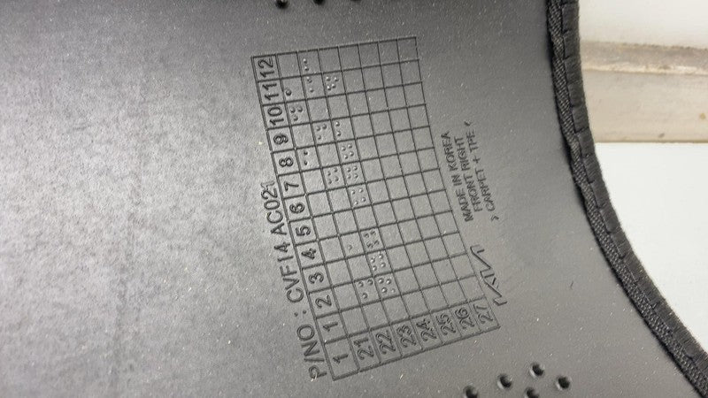 CVF14 AC030 2022-2024 Kia EV6 Front Left & Right + Rear 2nd Row Carpet Mat Assembly SET of 3