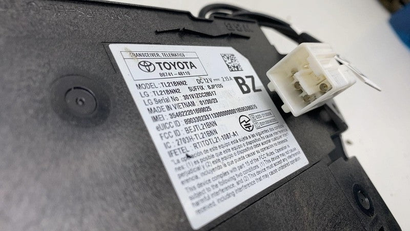 8674148110 ⭕ 2023 Toyota Prius Transceiver Telematics Control Module w/ Bracket 86741-48110
