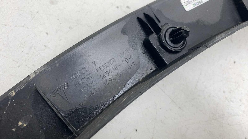 149416100C ⭕2020-2024 Tesla Model Y Front Left Fender Wheel Arch Flare Molding 1494185-00-C