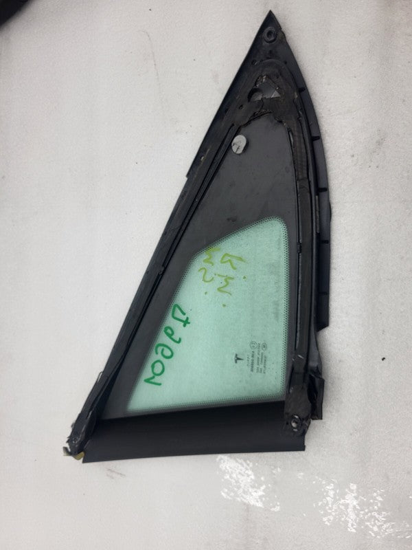E6 43R-008010 ⭕ 2012-2020 Tesla Model S Rear Passenger Side Quarter Fixed Glass Right Assembly