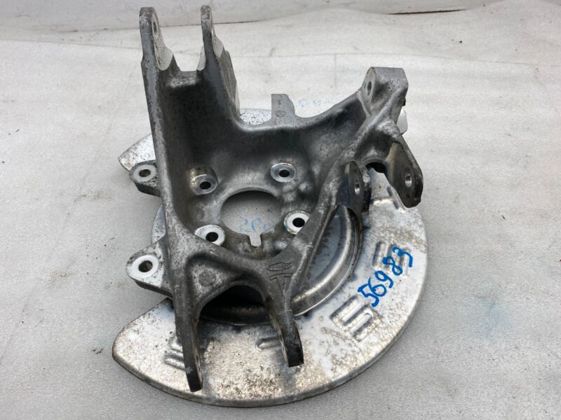 2015-2021 Tesla Model X MX Rear Driver Side Suspension Knuckle & Shield Left OEM