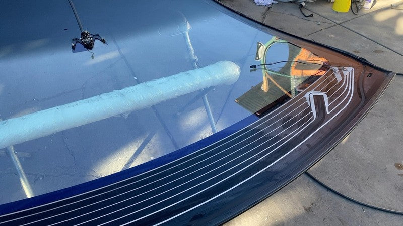 2016-2020 Tesla Model X MX Front Windshield Glass Heated Wind Screen A