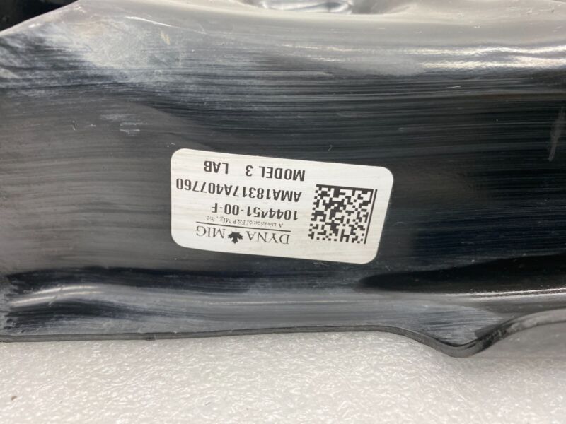 1044451 00 F 2017-2023 Tesla Model 3 Y Rear Driver Side Suspension Lower AFT Link Left LH OEM