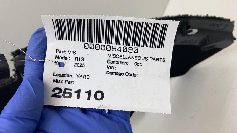 ⭕ 22-25 Rivian R1S Rear Right Quarter Trim Armrest Panel Cup Holder PT