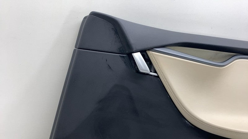 ⭕ 16-20 Model S Front Passenger Side Door Panel Trim Card Right RH 100