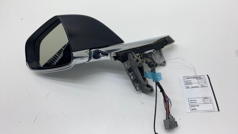 ⭕ 2012-2015 Tesla Model S Front Left Exterior Rear View Door Mirror Black PBSB