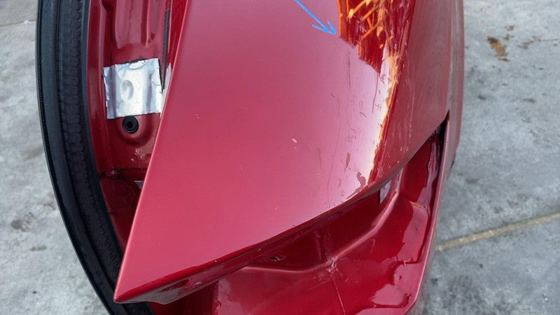 2016-2020 Tesla Model X Rear Right Quarter Fender Frame Panel Cutout RH Red PPMR