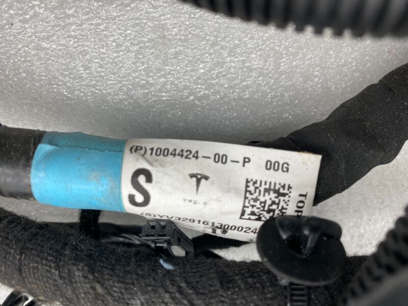 100442400P 2012-2020 Tesla Model S MS Front Right Door Wiring Harness Cable Wire Loom Assy