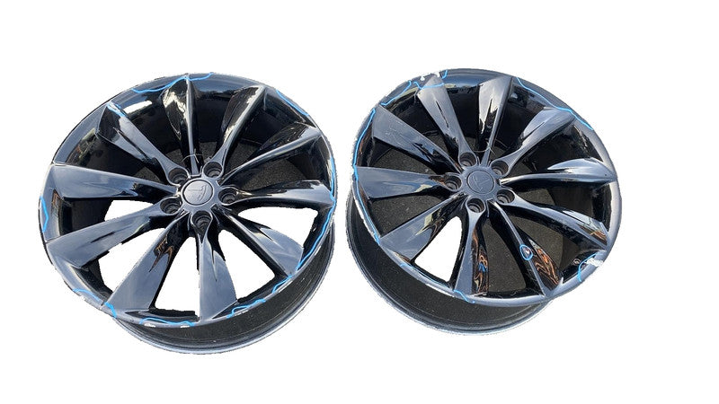 2012 2013 2014 2015 Tesla Model S PAIR of 21" Alloy Wheel Rim 21x8.5J