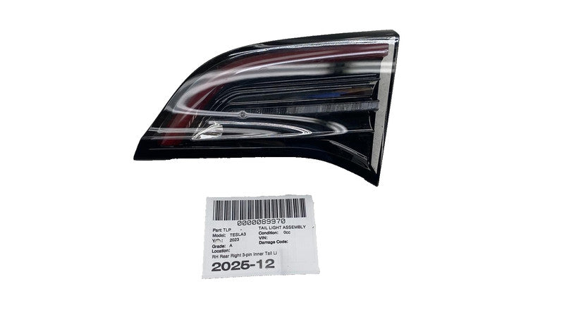 ⭕ 17-23 Model 3 Rear Right Inner Taillight LED Tail Lamp (3-Pin) RH 10