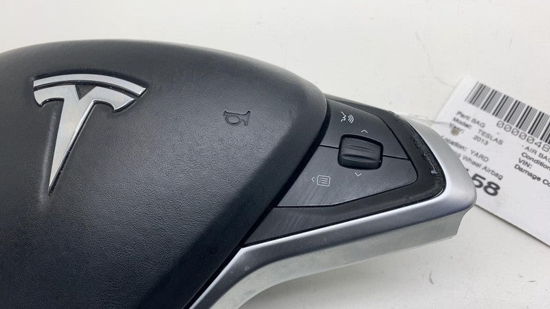 ⭕ 12-15 Model S MS Steering Wheel Airbag w/ Control Switch & Bezel 102