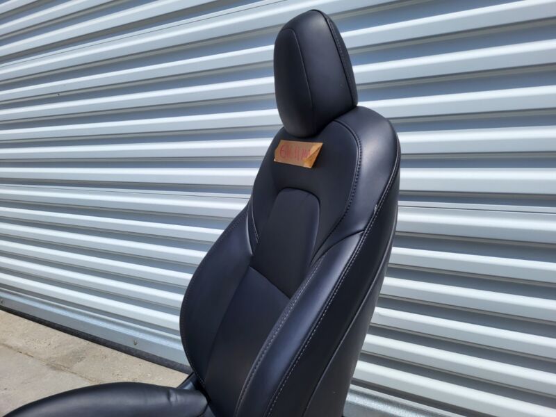 ⭕ 2017-2022 Tesla Model 3 Y Front Passenger Side 1st Row Seat Black Right Assy