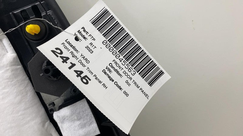 PT00001155 ⭕ 22-24 Rivian R1T R1S Front Passenger Door Trim Panel Cover Right RH PT00001155