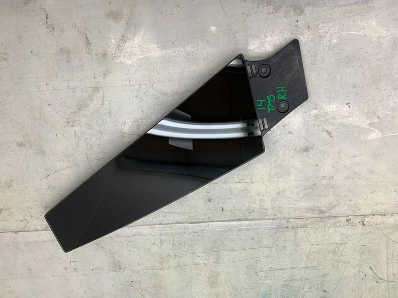 ⭕ 12-15 Tesla Model S Passenger Side B-Pillar Molding Applique Glass Trim Right