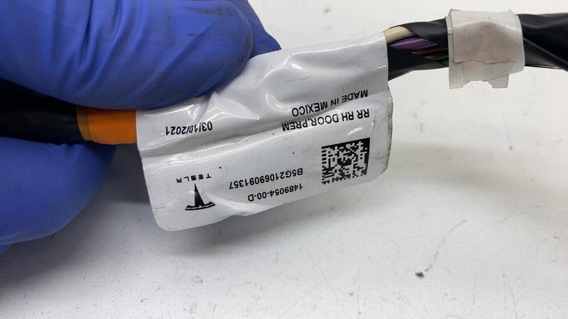 ⭕ 2020-2024 Tesla Model Y Rear Right Door Wiring Harness Cable Wire 14
