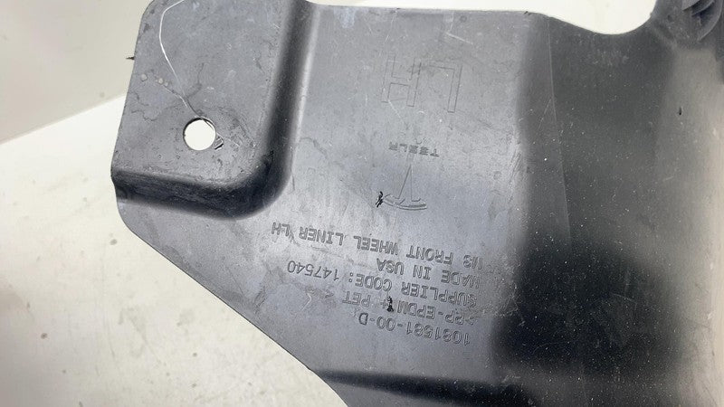 108158100D ⭕ 18-23 Model 3 Front Driver Wheel Fender Liner Splash Shield Left 1081581-00-D