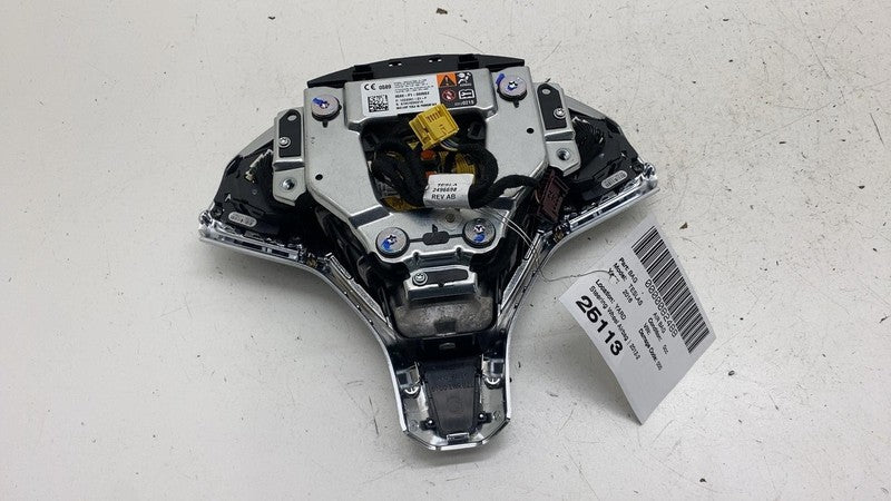 102338101F ⭕ 12-15 Model S MS Steering Wheel Airbag w/ Control Switch & Bezel 1023381-01-F
