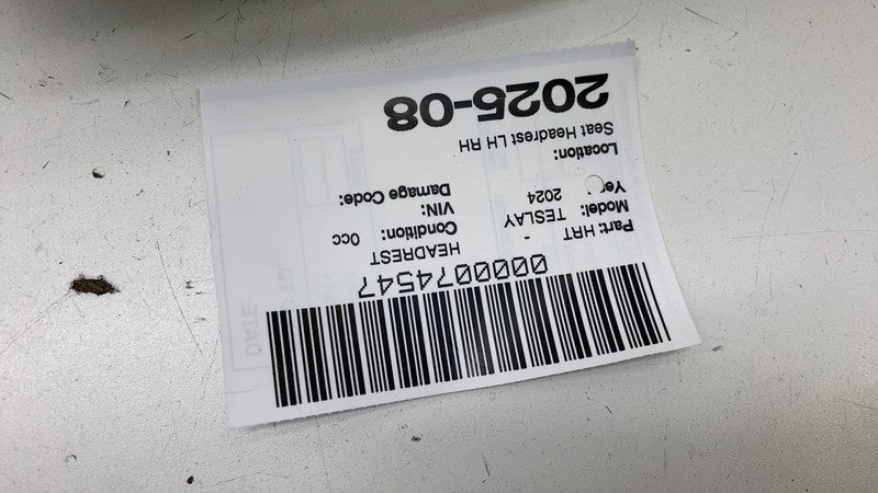 ⭕ 2020-2024 Tesla Model Y Front Left or Right Seat Headrest Head Cushi