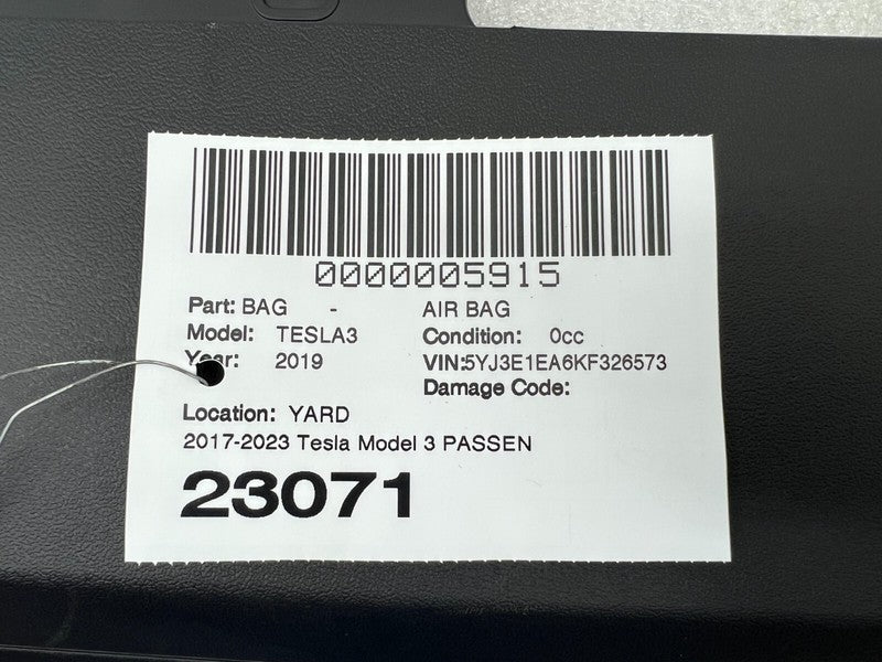 1077826-00-D ❇️17-23 Tesla Model Y 3 Right Knee Airbag Passenger Safety Module RH OEM 1077826