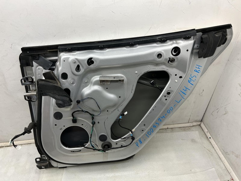 2012-2015 Tesla Model S Rear Passenger Side Door Shell Panel Right Whi