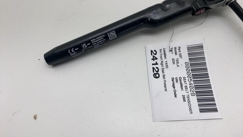 161408700C 2021-2023 Tesla Model S X Front Passenger Side Seat Belt Lap Pretensioner Right