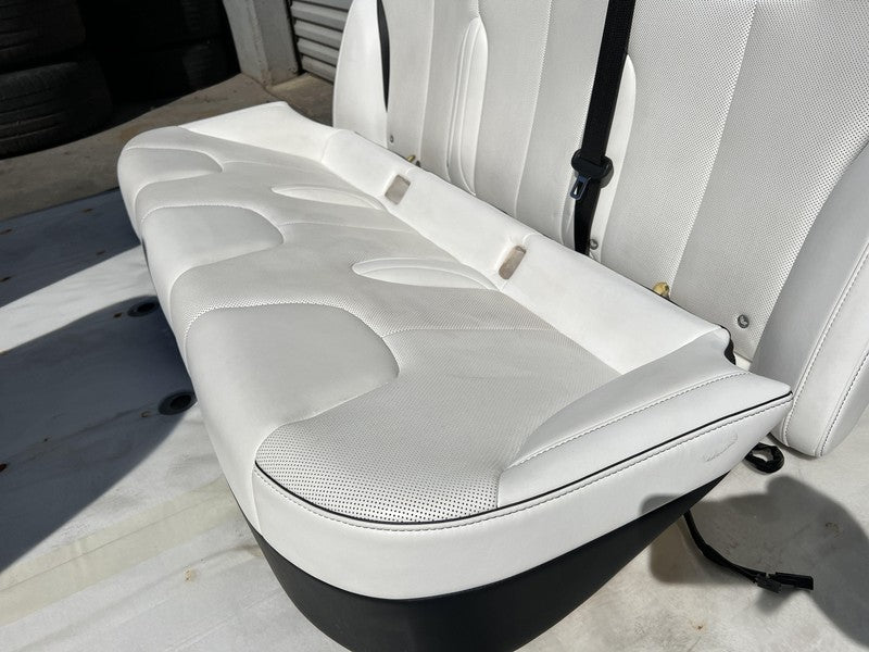 ⭕ 16-20 Tesla Model S Left & Right Front Bucket + Rear 2nd Row Seat Perforated