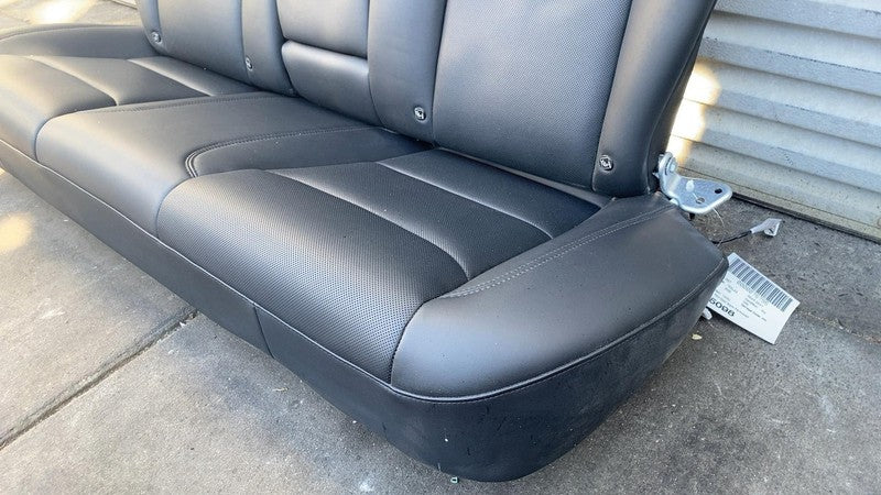 ⭕ 24-25 Model 3 Rear 2nd Row Black Leather Seat Upper + Lower Cushion Perforated