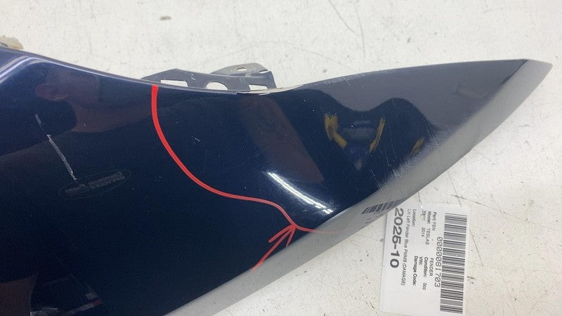 ⭕ 2012-2020 Tesla Model S Front Driver Side Fender Shell Panel Left Blue - PMMB