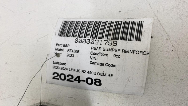 ⭕ 2023 2024 Lexus RZ450e Rear Bumper Reinforcement Crash Impact Bar As