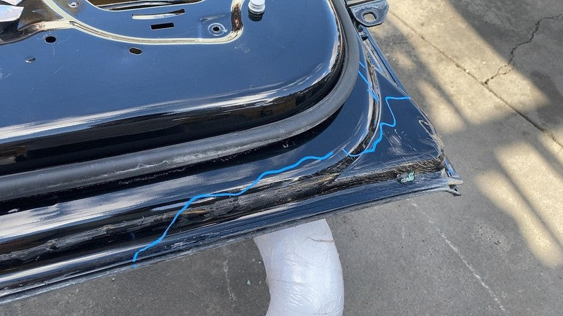 2021-2023 Tesla Model X MX Front Driver Side Door Shell Panel Left LH Black PBSB