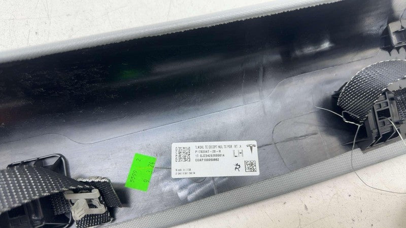 1732047 20 H ⭕ 24-25 Model 3 Rear Driver Side Upper Trim Headliner Cover Left LH 1732047-20-H