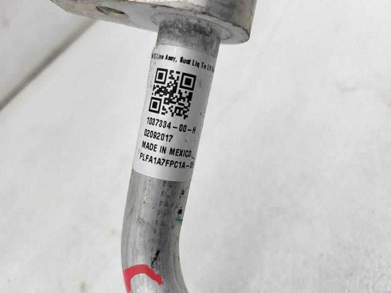 1037334 00 H 16-20 Model X AC Liquid Suction to Right Hand Rocker Hose Pipe Line 1037334-00-H