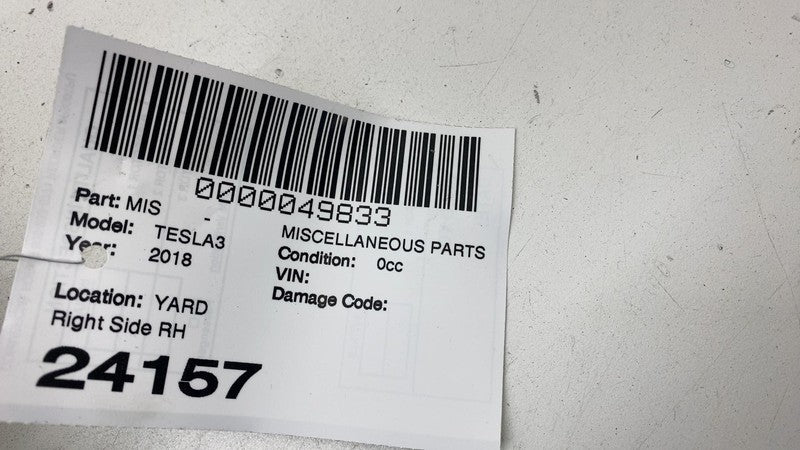 1100340 00 F 2017-2020 Tesla Model 3 Right Low Voltage Controller Electronic Control Module