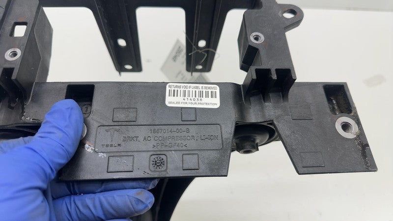 ⭕17-23 Model 3 Y Air Conditioning A/C Compressor Pump Mount Bracket 16