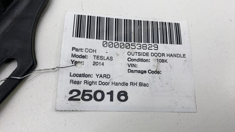 2012-2015 Tesla Model S MS Rear Passenger Side Exterior Door Handle Outer Right