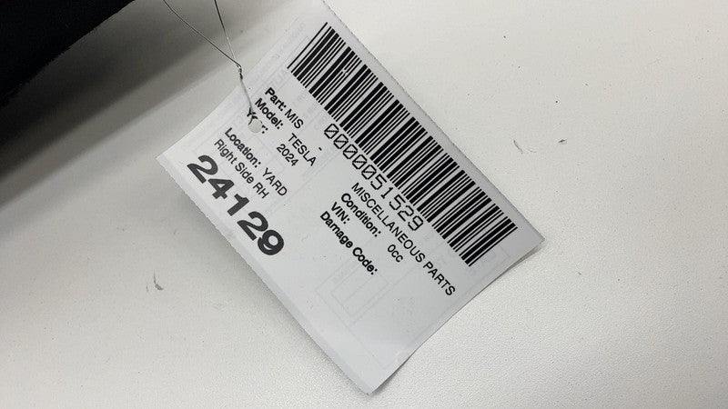 2024 Tesla Cybertruck Rear Passenger Side Upper C-Pillar Cover Panel T